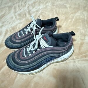 Nike Air Max 97 Black with Color Accents Running Shoes Sneakers Women’s 8